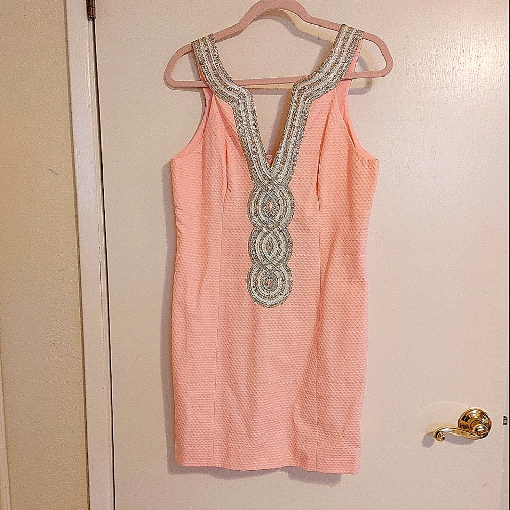 Lilly Pulitzer Size 10 Valli Shift pink dress